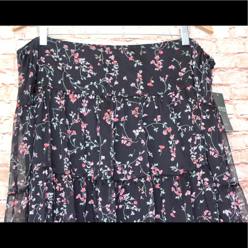 Lauren Ralph Lauren | Floral Tiered Peasant Skirt